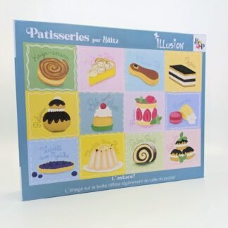 puzzle 500 pcs illusion pâtisseries